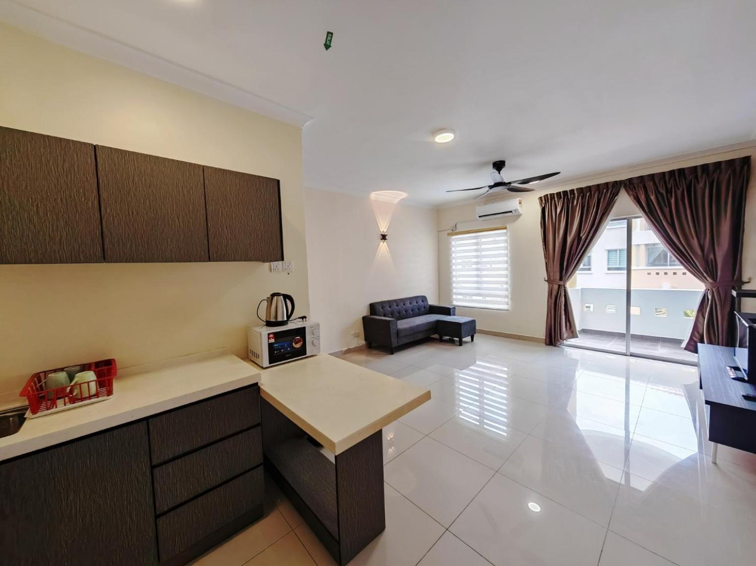 Apartment Black Sky Mirror