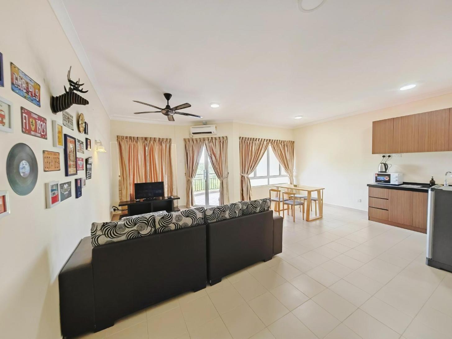 Apartment Black Sky Mirror